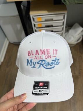 Richardson White Hat - "Blame It All On My Roots"